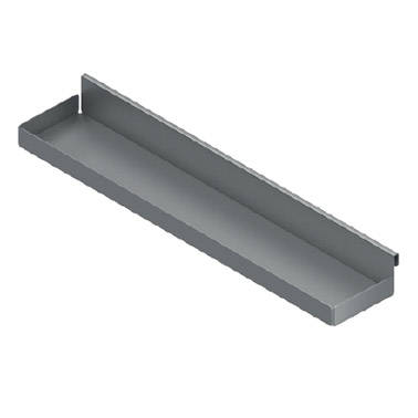 Side Shelf, Series 460, Metallic, 86x41х418 mm