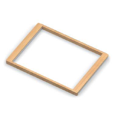 Pull-out Basket Frame, Series 460, L=607, Wood Light/White, 598x437х30 mm