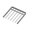 Pull-out trousers rack, Series 460, L=450, 437x29