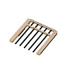 Trousers rack w/soft closer, series 460, L=450, wood light