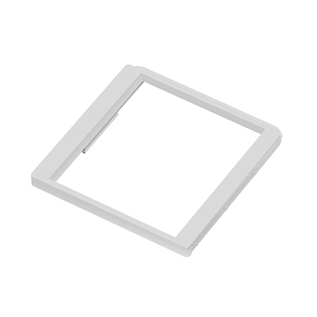 Basket frame w/ soft closer, series 460, L=450, wood white