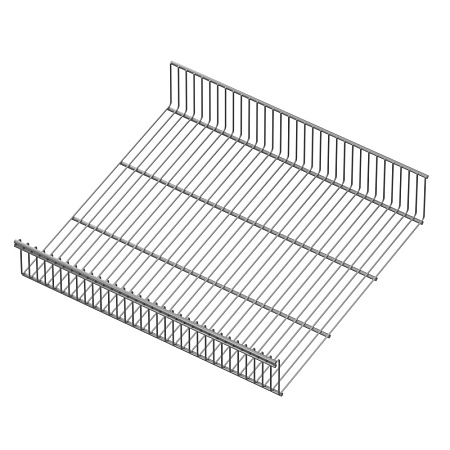 Wire basket-shelf, Series 460, L=450, 437x95