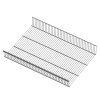 Wire basket-shelf, Series 460, L=607, 437x95