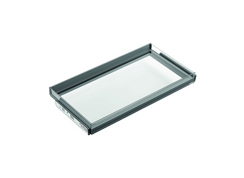 LED glass side and glass base flat storage box