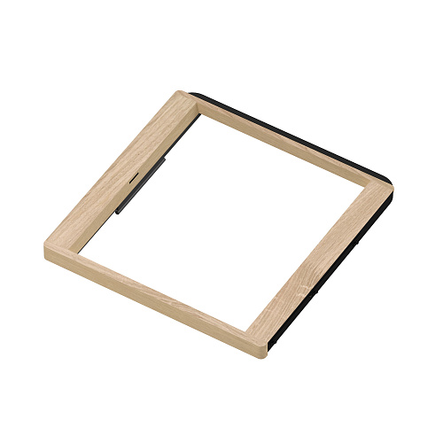 Basket frame w/ soft closer, series 460, L=450, wood light