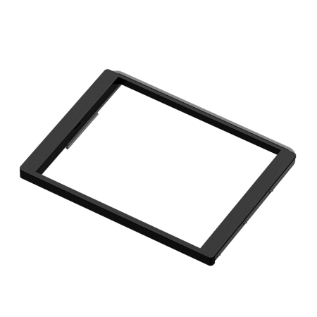 Basket frame w/ soft closer, series 460, L=607, wood dark