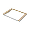 Facade frame, series 460, L=607, wood light