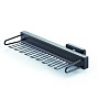 Soft-closing side mounted tie rack