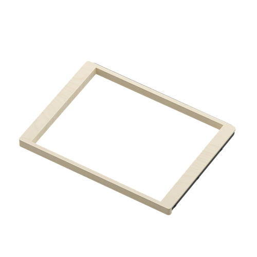 Pull-out basket frame, series 460, L=607, wood light