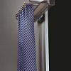 Soft-closing side mounted tie rack