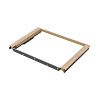 Facade frame, series 460, L=607, wood light