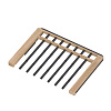 Trousers rack w/soft closer, series 460, L=607, wood light
